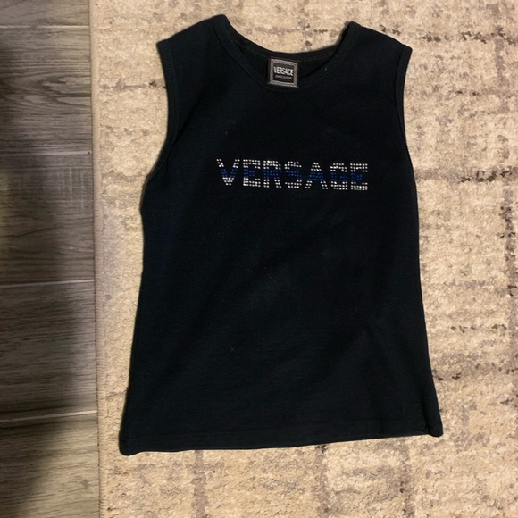 Vintage Versace Y2K tank top - Picture 1 of 3